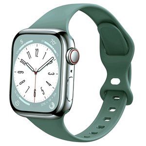 Apple Watch SLIM Silicone Band - PINE GREEN - 38mm/40mm/41mm